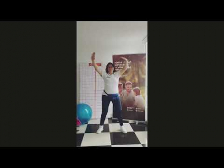 Actividades físicas para el cuidado de la salud en los entornos laborales "rumba" sesión 2