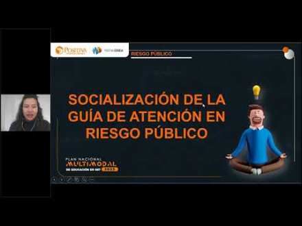 Socialización guía de atención en riesgo público