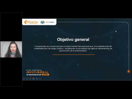 Consecuencias de salud mental en atención a la materialización del riesgo público