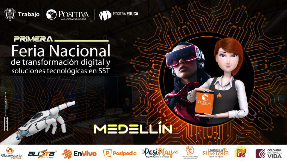 Primera feria nacional de transformación digital y soluciones tecnológicas en SST - Medellín