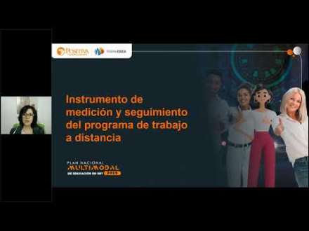 Estrategia para evaluar el programa de trabajo a distancia