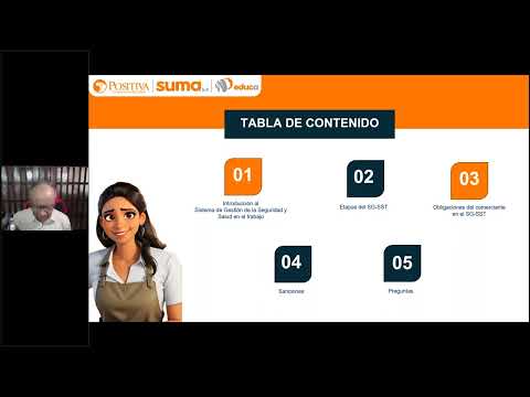 Imagen que representa la acción educativa Sesión 1: Obligaciones legales del comerciante en SST