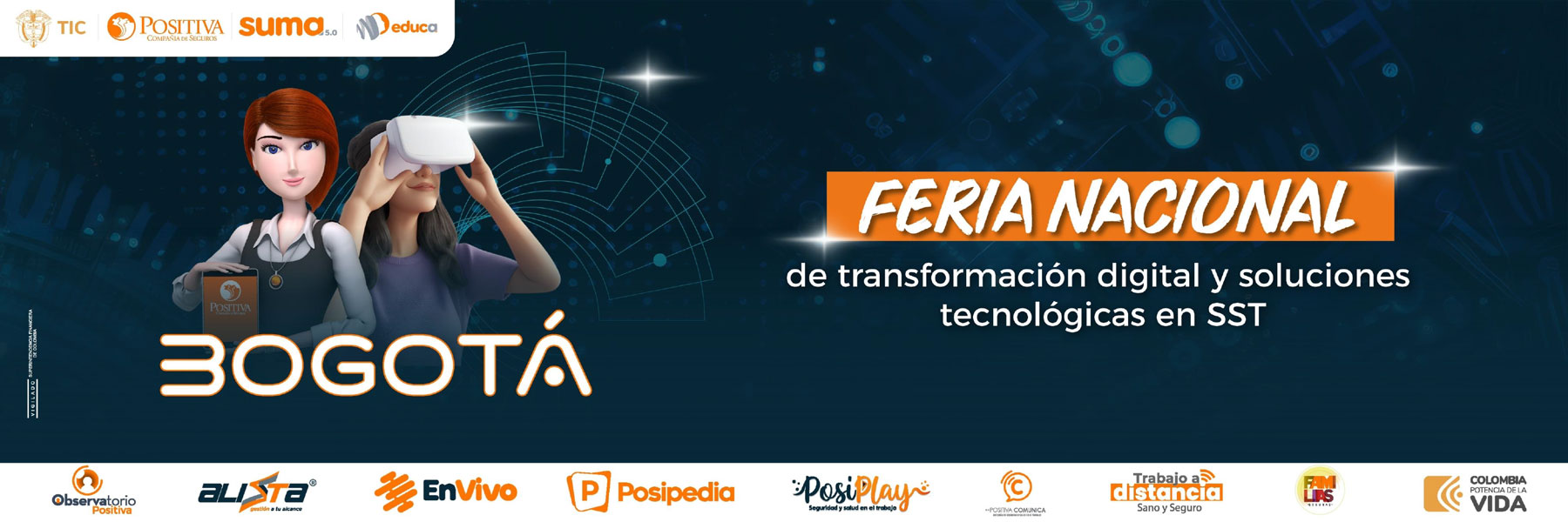 Imagen que representa la acción educativa Segunda feria nacional de transformación digital y soluciones tecnológicas en SST - Acción educativa presencial - Bogotá