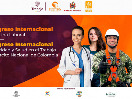 Imagen que representa II Congreso internacional de medicina laboral y II Congreso internacional de seguridad y salud en el trabajo en el ejército nacional de Colombia