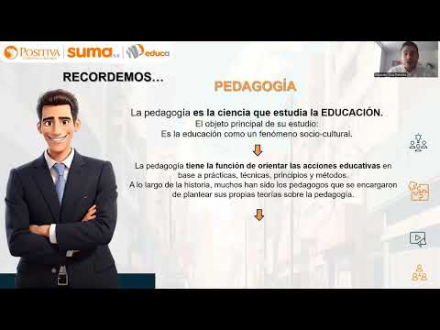 Sesión 8: Pedagogía y didácticas para transmitir, comunicar y conectar en SST