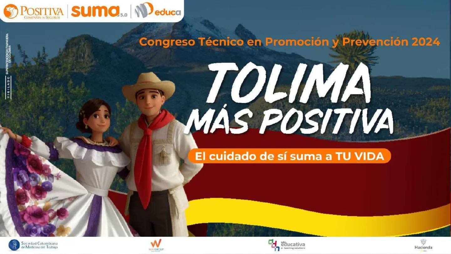 Congreso técnico en promoción y prevención 2024 Tolima más positiva - acción educativa presencial - Ibagué