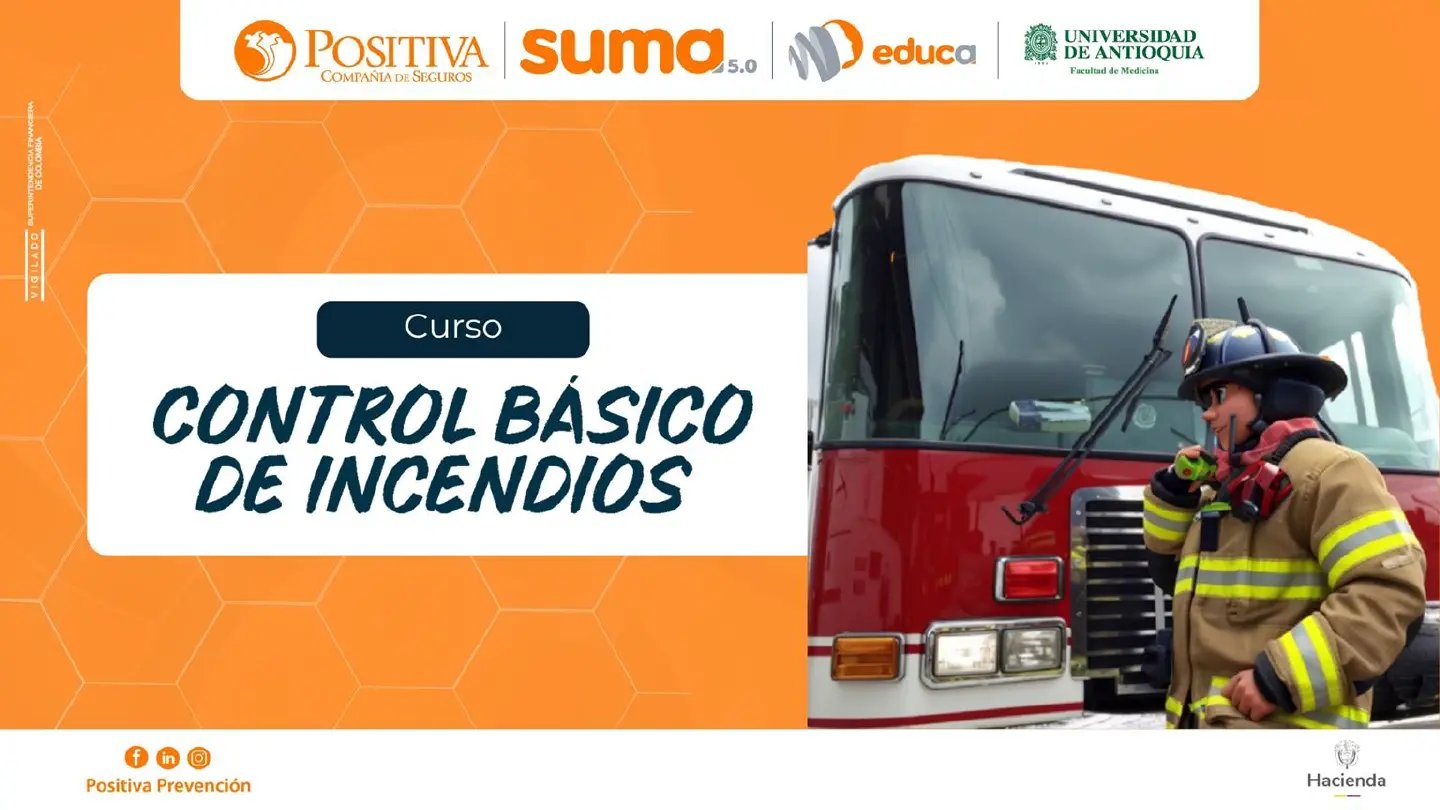 Curso control básico de incendios - acción educativa presencial - Medellín