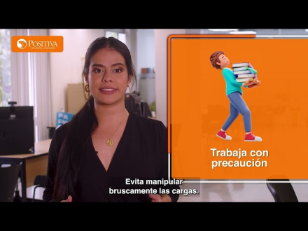 Video 6. Prevención de accidentes por esfuerzos excesivos y falsos movimientos