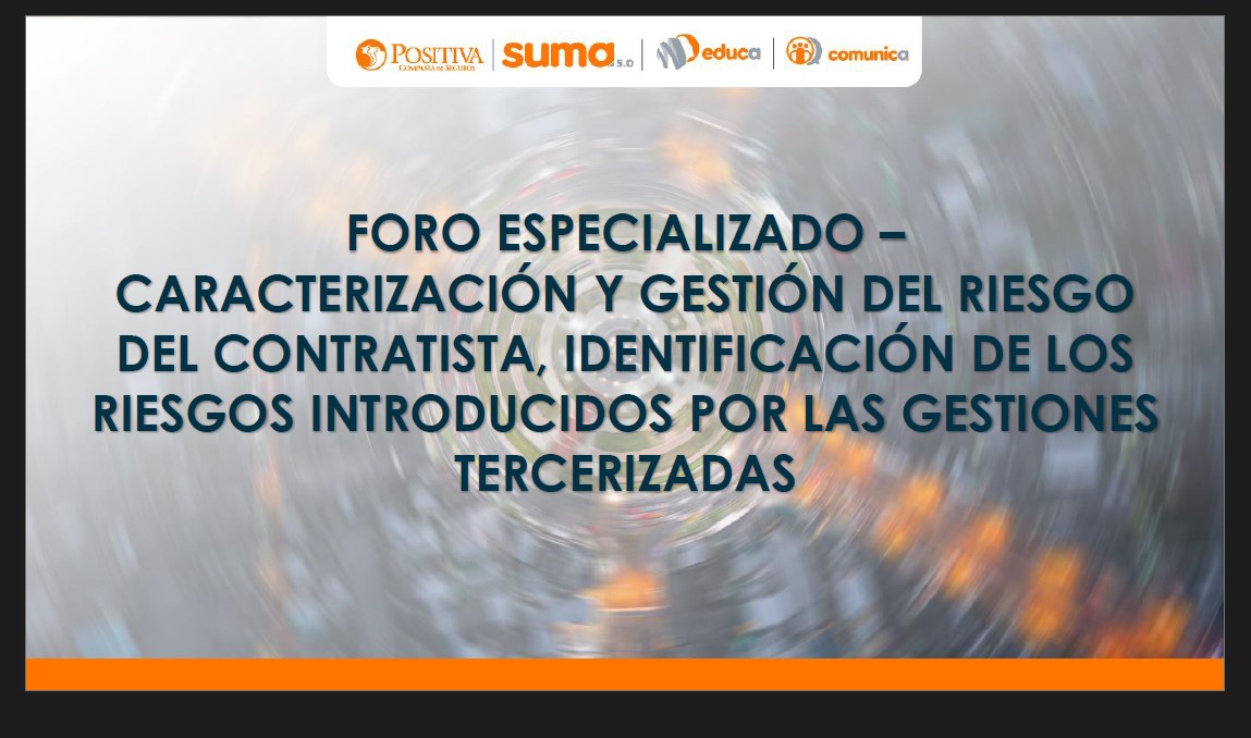 11.-PRESENTACION-FORO-ESPECIALIZADO-CARACTERIZACION-Y-GESTION-PORTADA