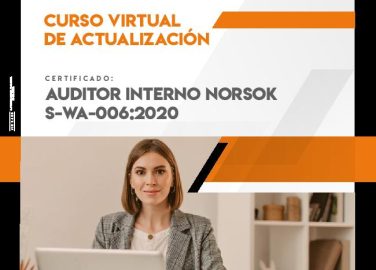 Curso virtual de actualización - Certificado auditor interno NORSOK S-WA-0062020