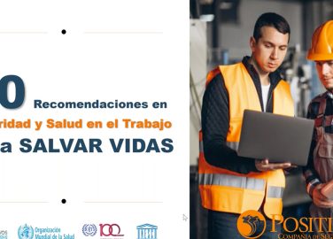 10 recomendaciones de SST para salvar vidas