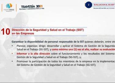 Actualización legal en riesgos laborales para el 2022