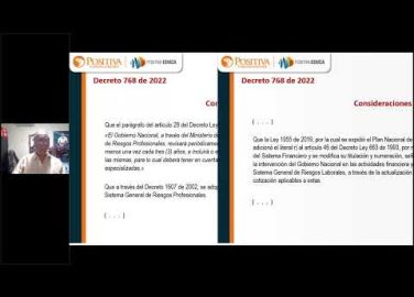 Avances decreto 768 de 2022 - lecciones y prácticas aprendidas