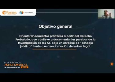 Derecho probatorio para la investigación de los accidentes de trabajo