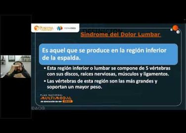 Dolor lumbar, diagnóstico, clasificación y tratamiento