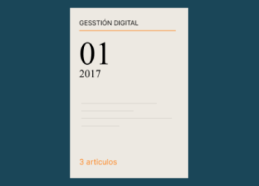 Edición 1 - Revista gesttion - Portada