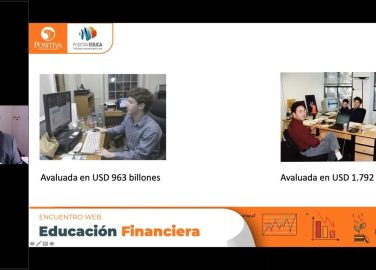 Encuentro web- Educación financiera - Entrenamiento financiero para jóvenes emprendedores