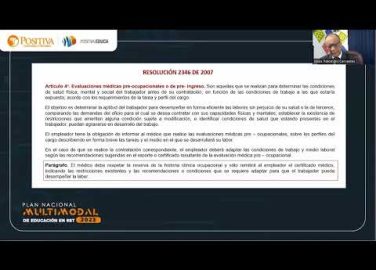 Evaluaciones médicas ocupacionales