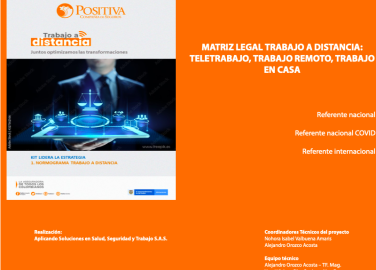 Matriz legal trabajo a distancia Teletrabajo trabajo remoto trabajo en casa