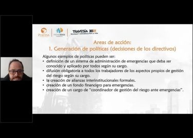 Promoción de la seguridad ante emergencias y desastres en organizaciones