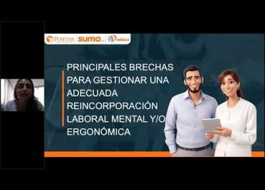 Sesión 22: principales brechas para gestionar una adecuada reincorporación laboral mental y/o ergonomica