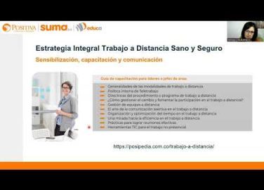 Imagen que representa la acción educativa Sesión 5: De la formación a la autogestión de peligros y riesgos en el trabajo a distancia