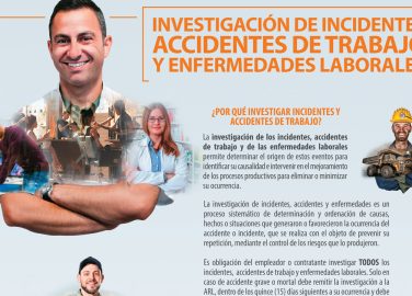 Investigación de incidentes, accidentes de trabajo y enfermedades laborales