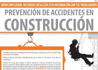 Prevención de accidentes en construcción