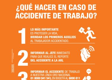 ¿Qué hacer en caso de accidente de trabajo?