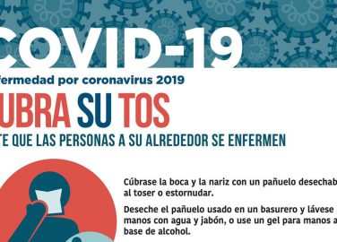 Cubra su tos, evite que las personas a su alrededor se enfermen