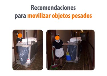 Recomendaciones para movilizar objetos pesados