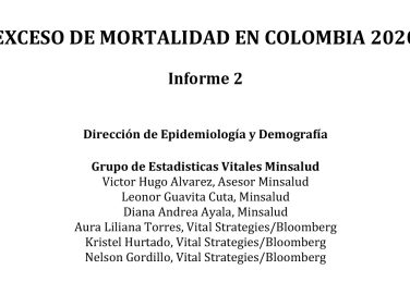 Exceso de mortalidad en Colombia 2020 (informe 2)