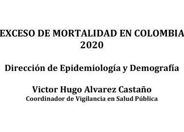 Exceso de mortalidad en Colombia 2020