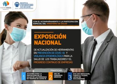 Exposición Nacional de actualización de herramientas en prevención de covid-19 y vigilancia epidemiológica para la salud de los trabajadores y el progreso continuo de las empresas