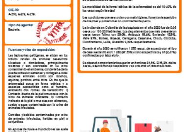 Ficha de vigilancia epidemiológica para leptospirosis: Herramienta clave para monitorear y prevenir la propagación de la enfermedad.