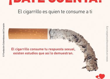 ¡Date cuenta!, el cigarrillo es quien te consume a ti