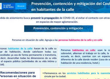 Prevención, contención y mitigación del covid-19 en habitantes de la calle