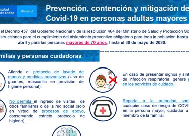 Prevención, contención y mitigación del covid-19 en personas adultas mayores