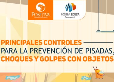 Principales controles para la prevención de pisadas, choques y golpes con objetos