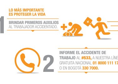 ¿Qué hacer en caso de accidente de trabajo?