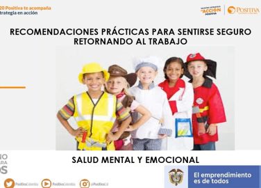 Recomendaciones prácticas para sentirse seguro retornando al trabajo