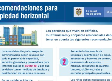 Recomendaciones para propiedad horizontal