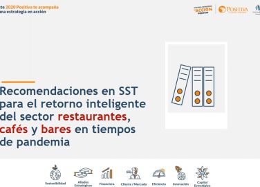 Recomendaciones en SST para el retorno inteligente del sector restaurantes, cafés y bares en tiempos de pandemia