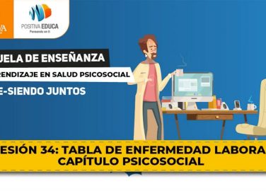 Tabla de enfermedad laboral: capítulo psicosocial