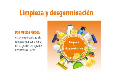 Tips bioseguridad: limpieza y desgerminación