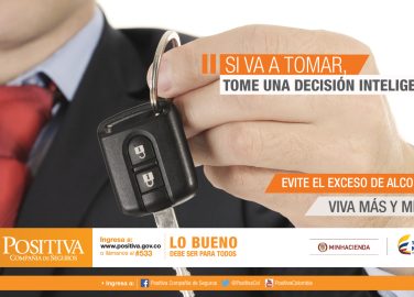 ¡Si vas a tomar, toma una decisión inteligente!