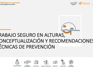 Trabajo seguro en alturas, conceptualización y recomendaciones técnicas de prevención